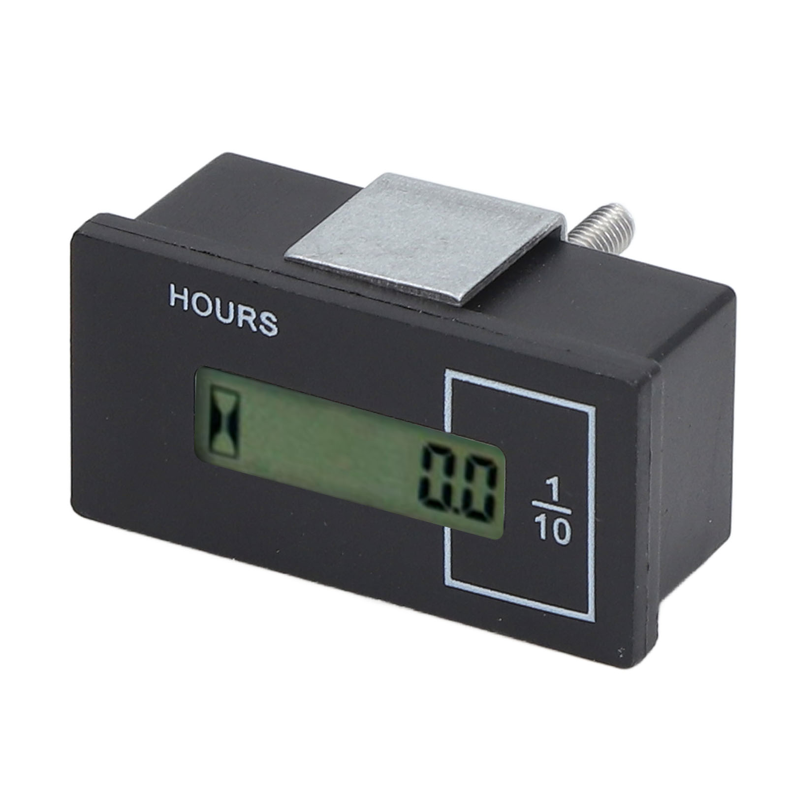 Betriebsstundenzähler Für Bagger Mit Lcd-anzeige, Universellem Integriertem Chip, Vielseitig Einsetzbar, Industrieller Elektronischer Fernzeitschalter, 12–36 V Dc, Quadratisch