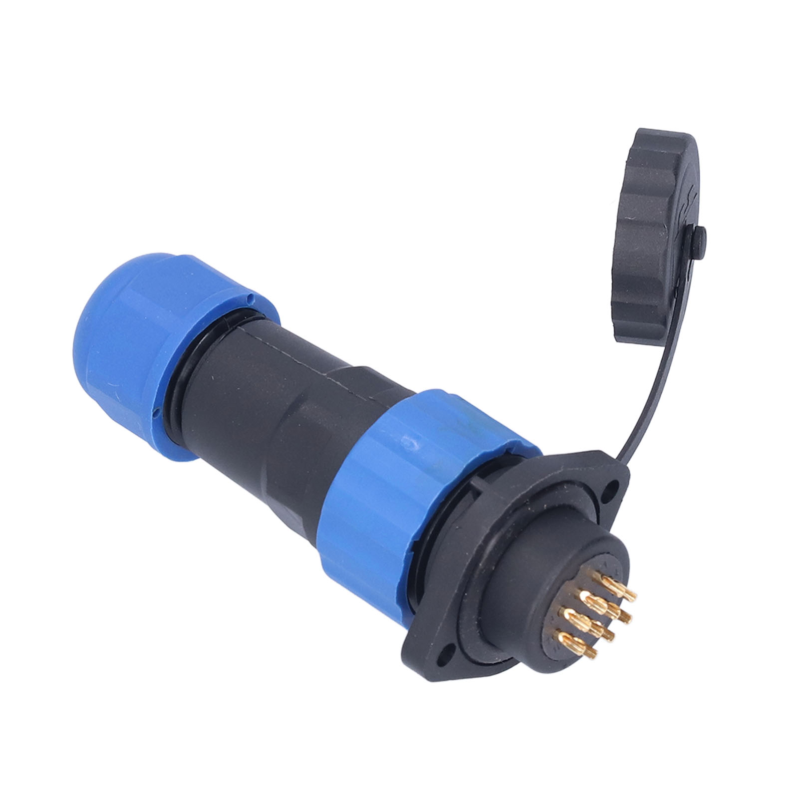 Wasserdichter Flansch-stromanschluss Ip68, Stecker/buchse, Für Die Luftfahrt, 250 V Ac, 5 A, Sp2010-pins