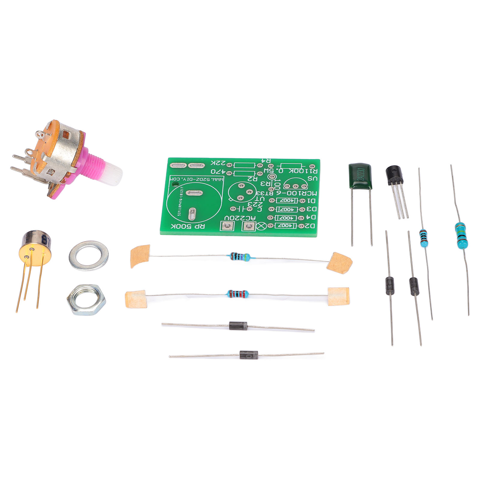 Dimmbarer Schaltungsmodul-bausatz Für Transistor-schreibtischlampe, Bt33-leiterplatte Zum Selbstaufbau