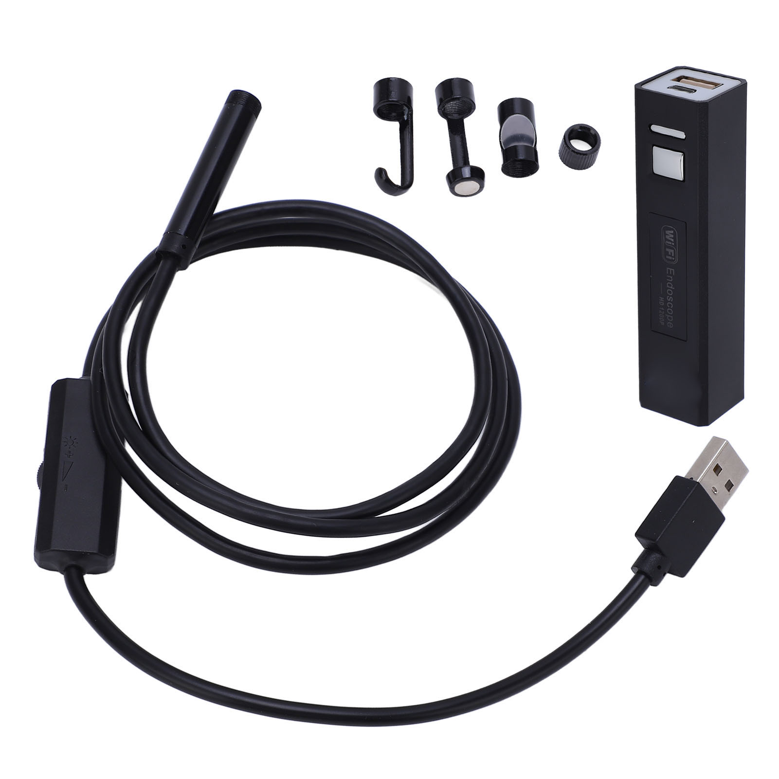 Kabelloses Endoskop Für Smartphones, 8-mm-hd-wlan-ip68-wasserdichte Endoskopische Inspektionskamera Mit Licht