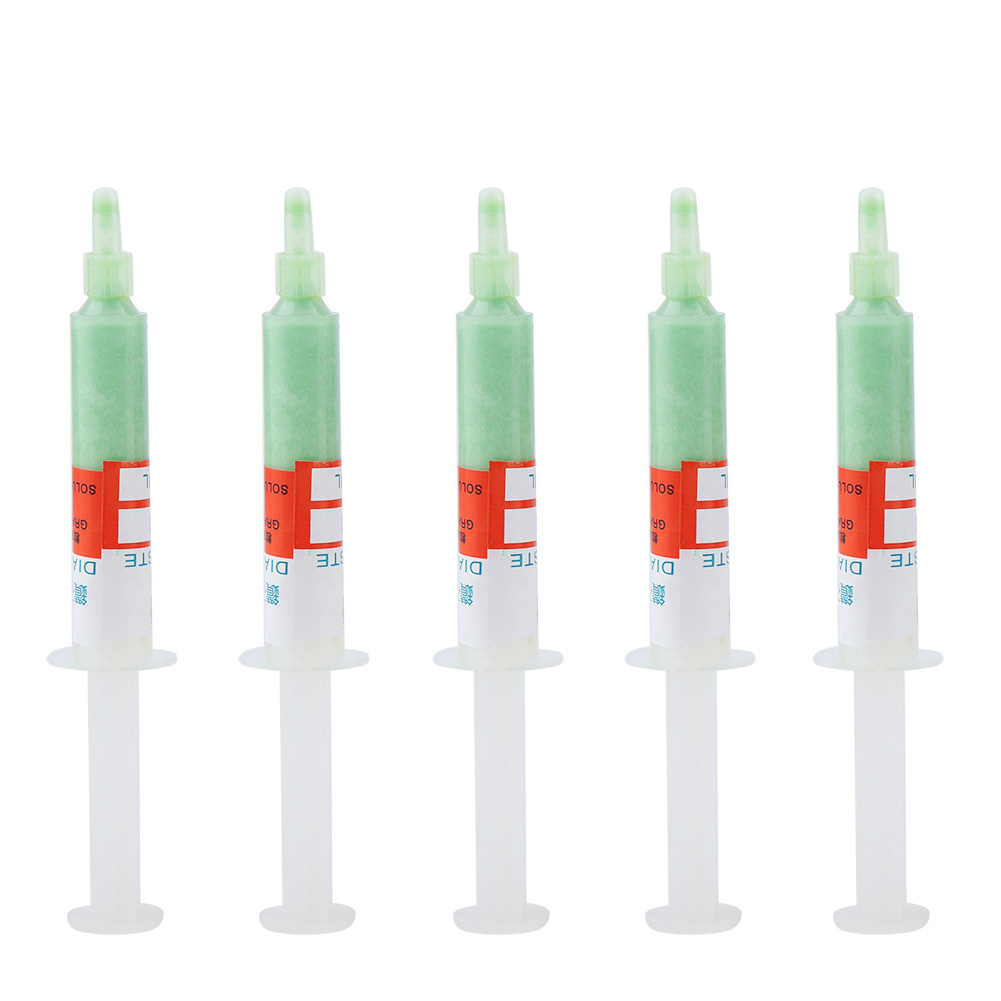 Set Mit 5 Tuben Diamantpolierpaste, Inklusive Läpppaste, Schleifpaste Und W14800 Nadel.