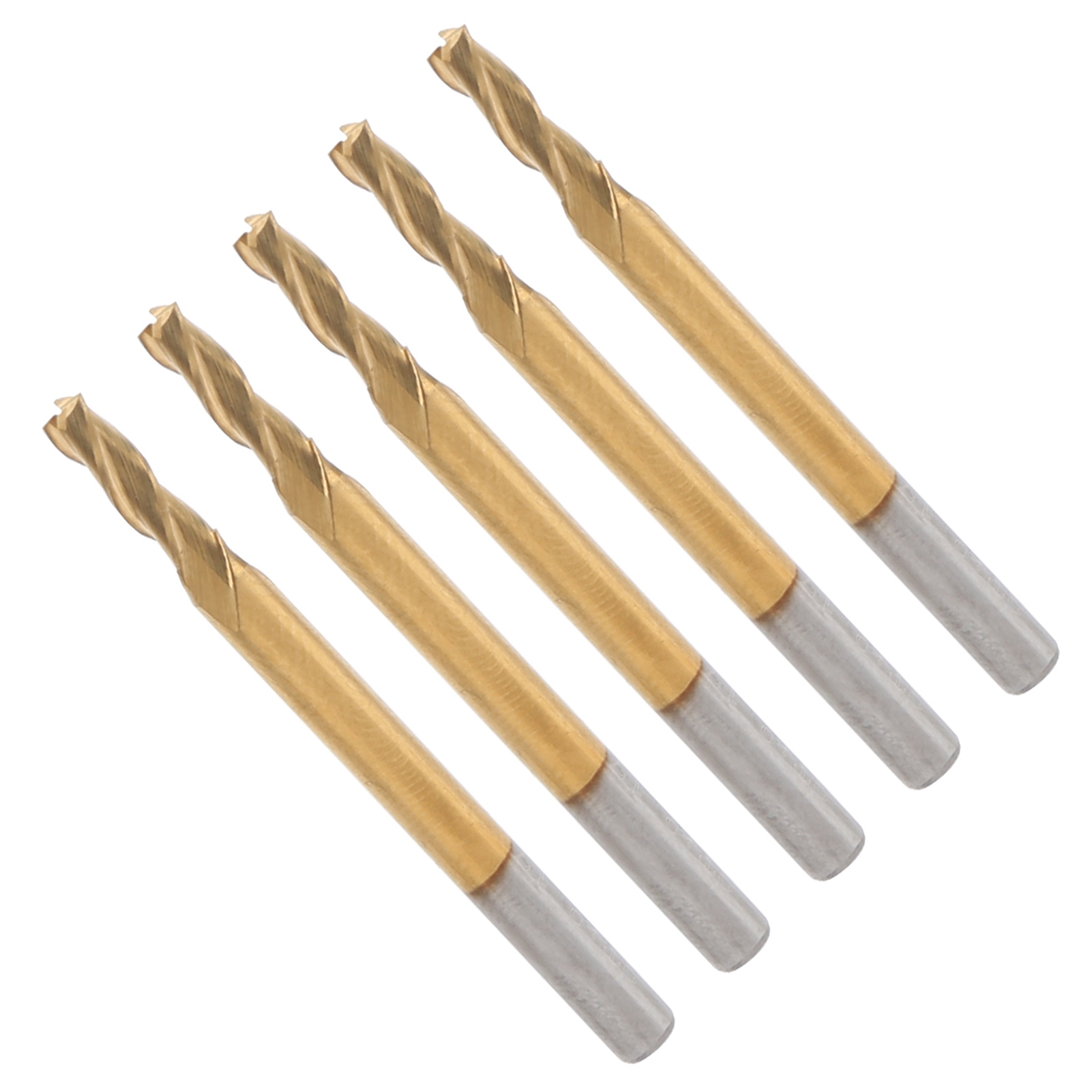 Dreischneidiger Schaftfräser Aus Wolframstahl Mit Flachem Boden, Industriebedarf 3,175 X 2,5 X 8 X 40