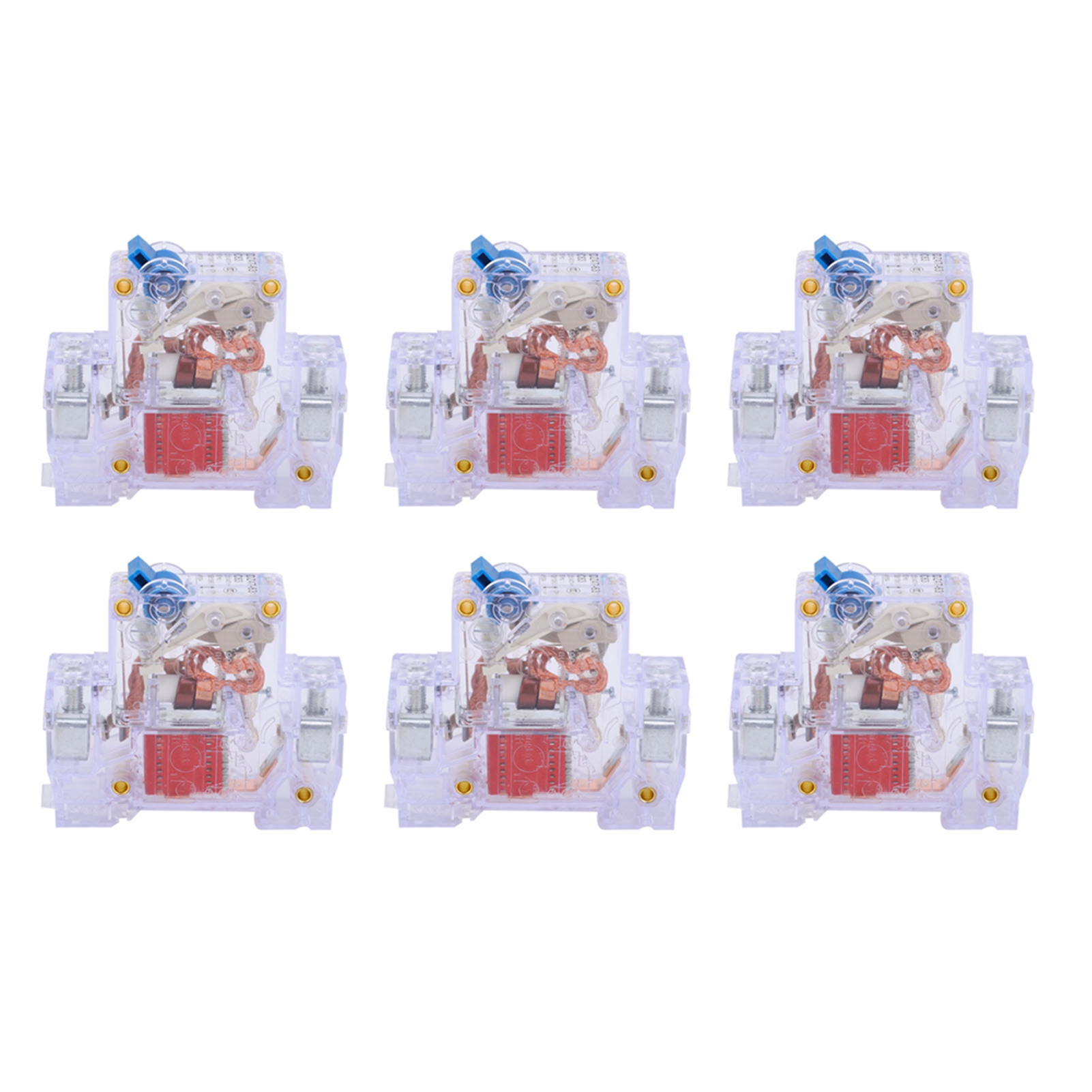 12 Transparente Dz47-63 1p 6-63a Leitungsschutzschalter, Schutzschaltung Durch Luftschalter