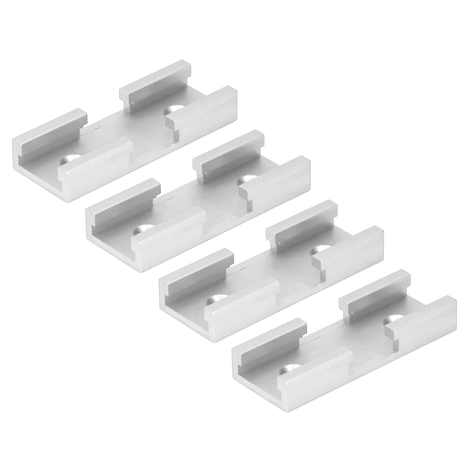 T-schienen-verbindungsstücke, Kreuzverbinder Aus Aluminiumlegierung Für Schreinerarbeiten, Silberfarben