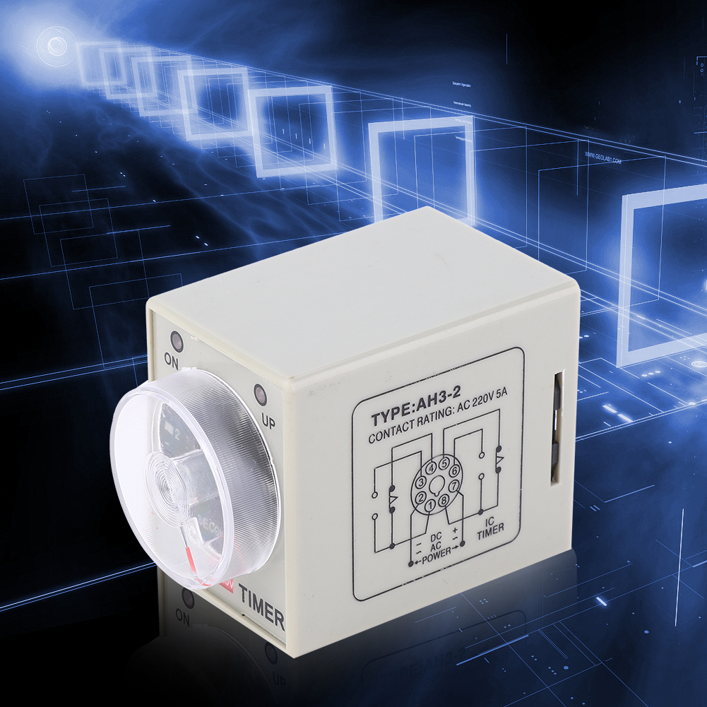 Ah3-2 Zeitverzögerungsrelais, Mini-zeitschaltuhr, 220 V Ac, Für Automatische Steuerungssysteme, 30 Sekunden