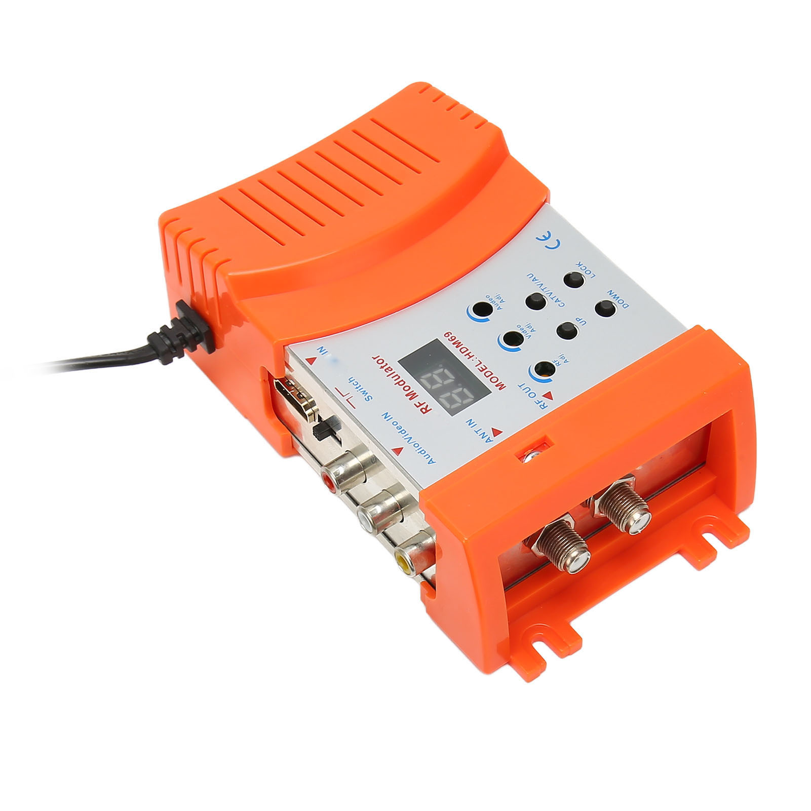 Digitaler Hf-modulator Für Hd-multimedia-schnittstelle In Pal- Und Ntsc-formaten Und Av-zu-hf-konverter Für Heimfernseher (eu-stecker 90-240 V Ac)