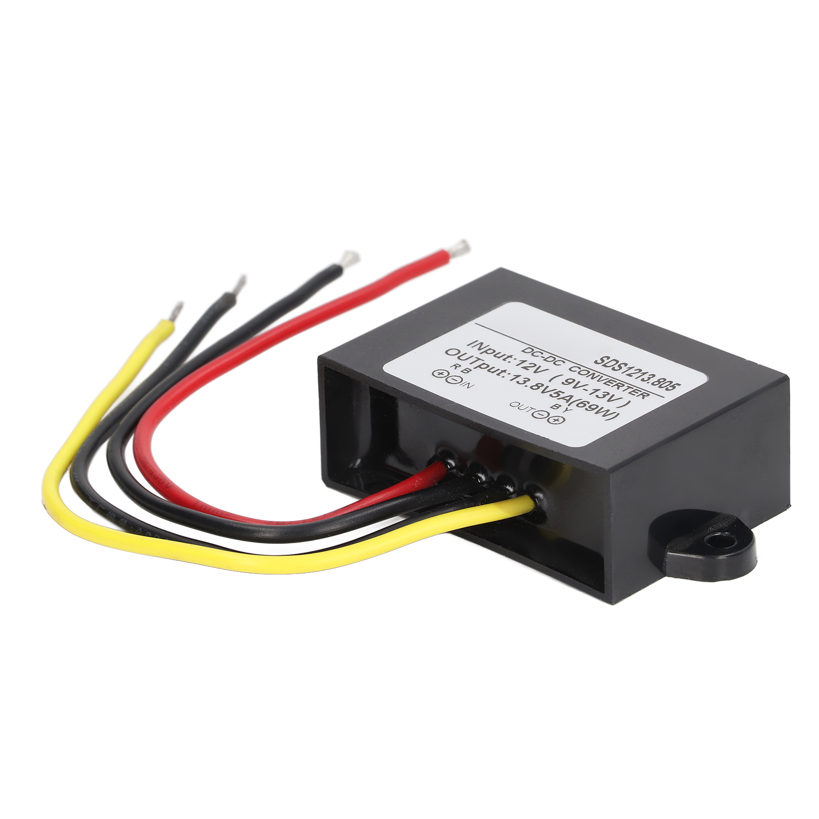 Kfz-spannungswandler Mit Kabel, Schutzart Ip68, 12 V Dc Auf 13,8 V Dc, 5 A