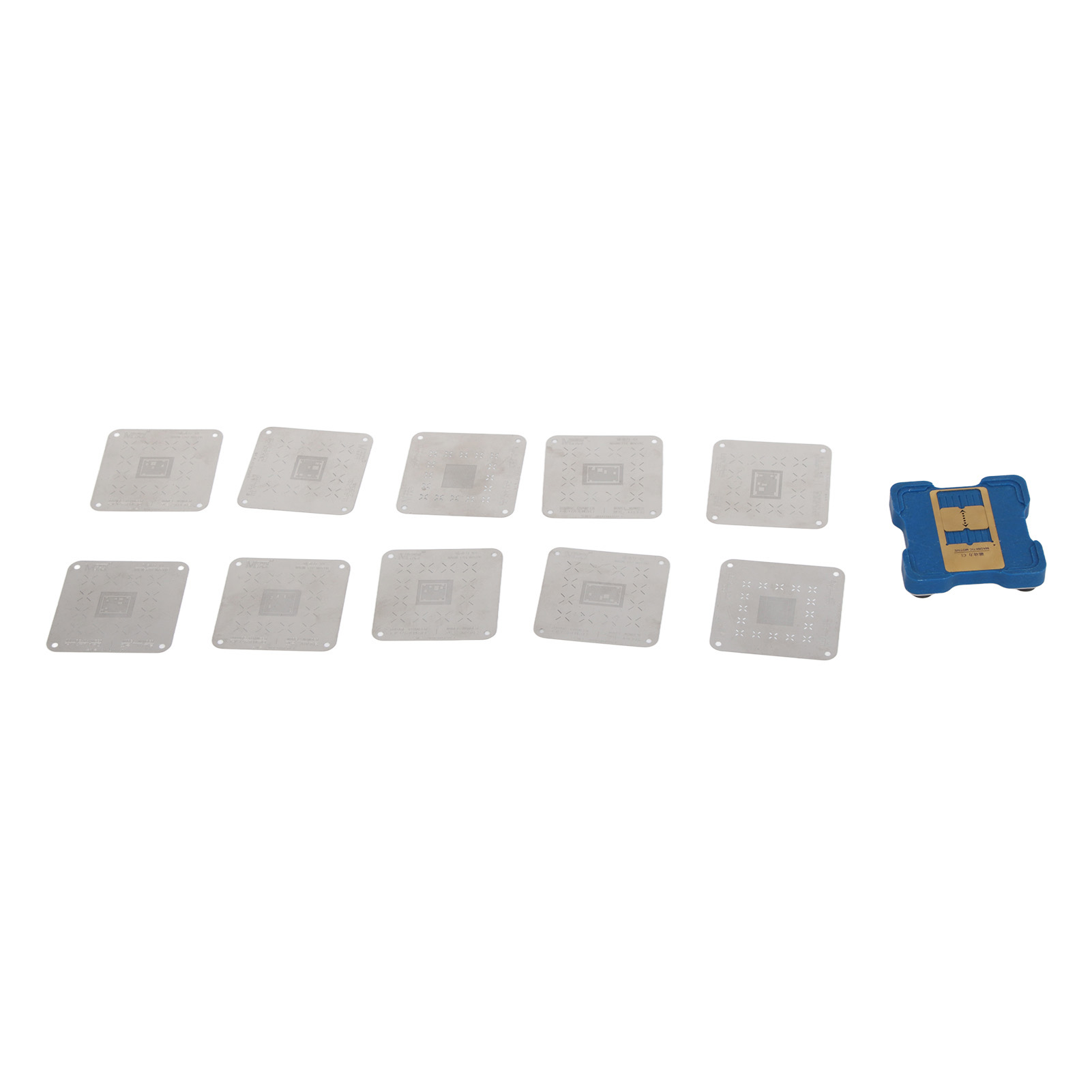 Leistungsstarkes Magnetisches Verzinnungswerkzeug, Edelstahl-reballing-netz-set Für Die Handy-reparatur, Kompatibel Mit Iphone A8-a15