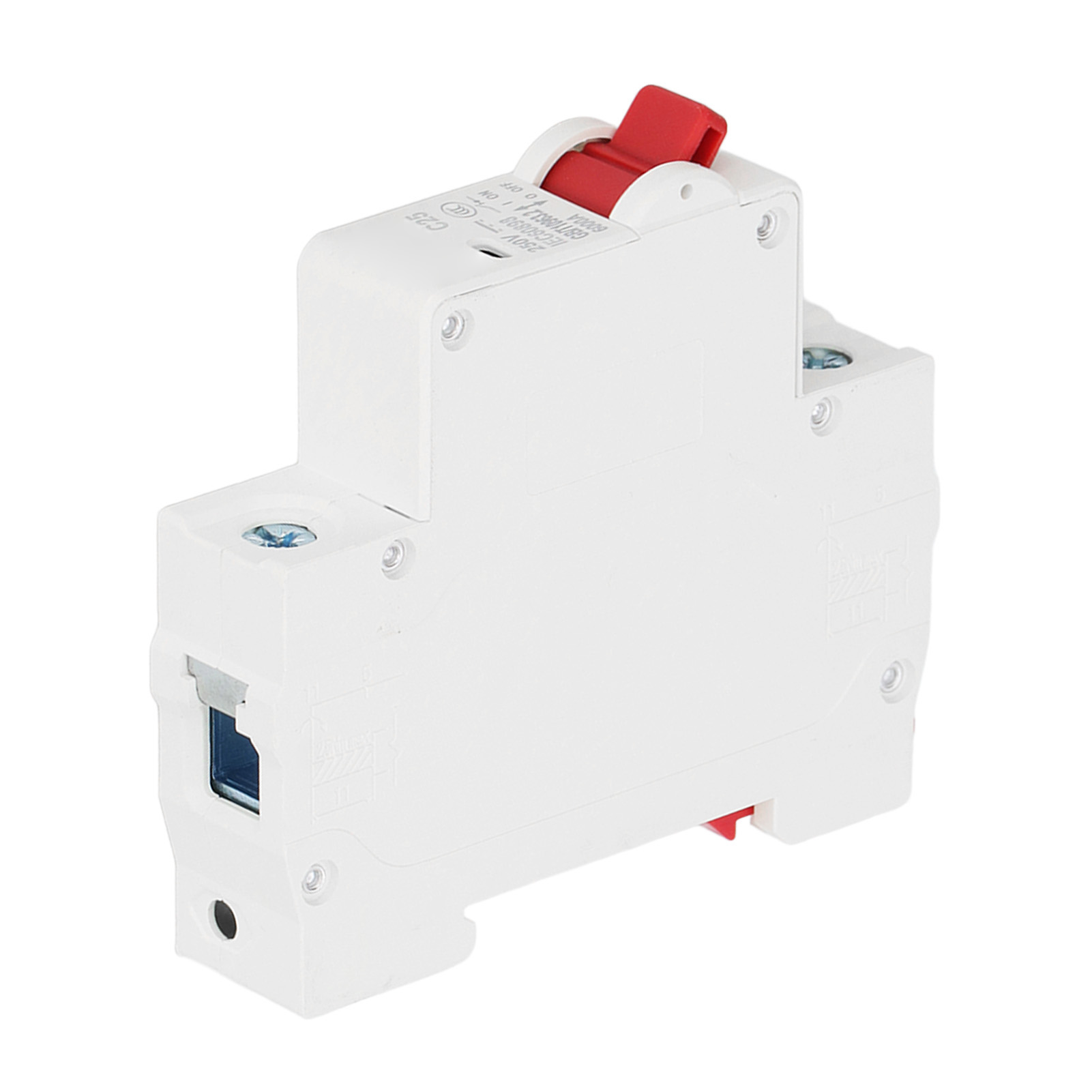 Einphasen-leistungsschalter Für Din-schienenmontage, Kurzschluss- Und Überlastschutz, Dz47 63z C25, 250 V Dc