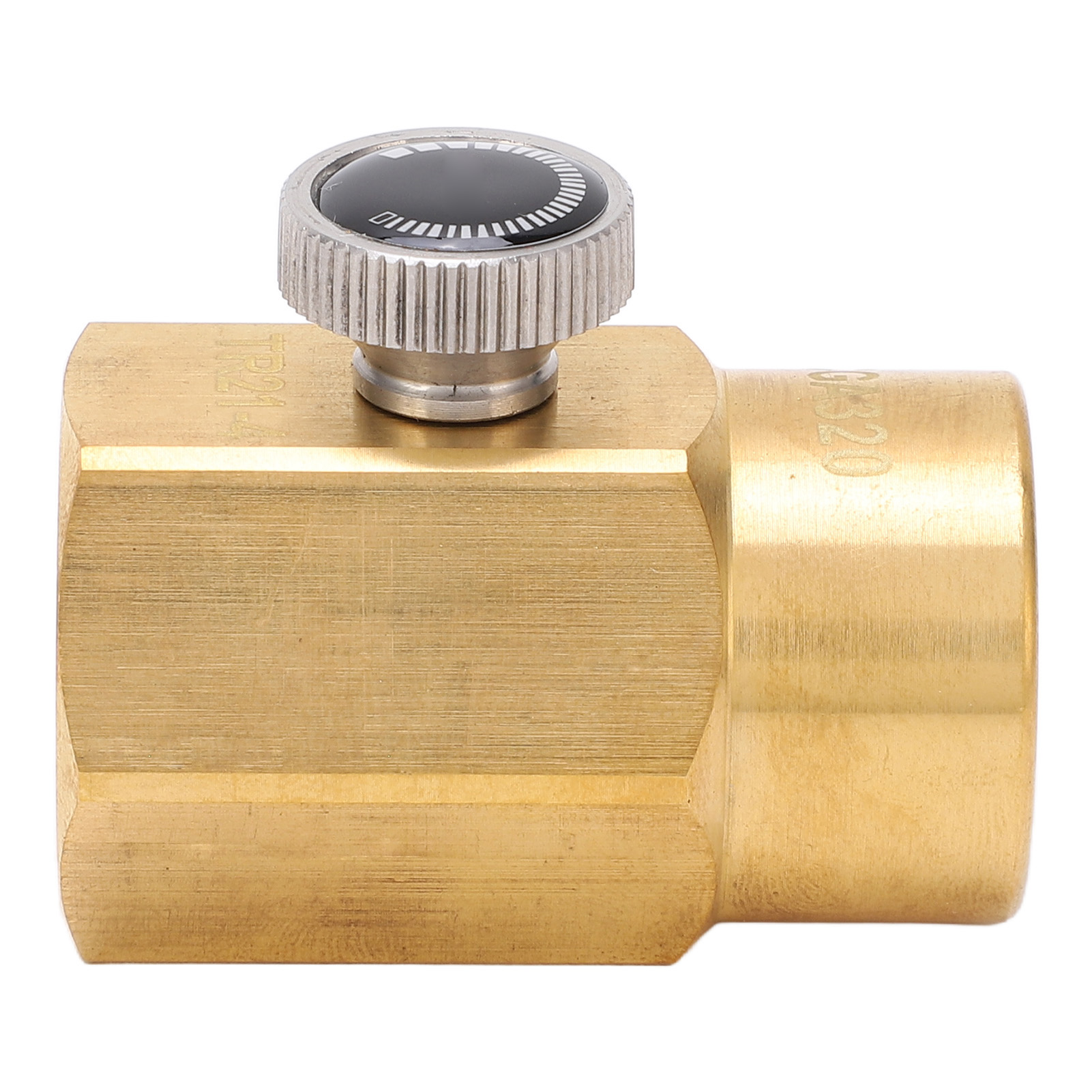 Adapter Für Co2-kartusche, Messing-füllanschluss Für Handelsübliche Limonadenflaschen, Mit Dichtungsringen.
