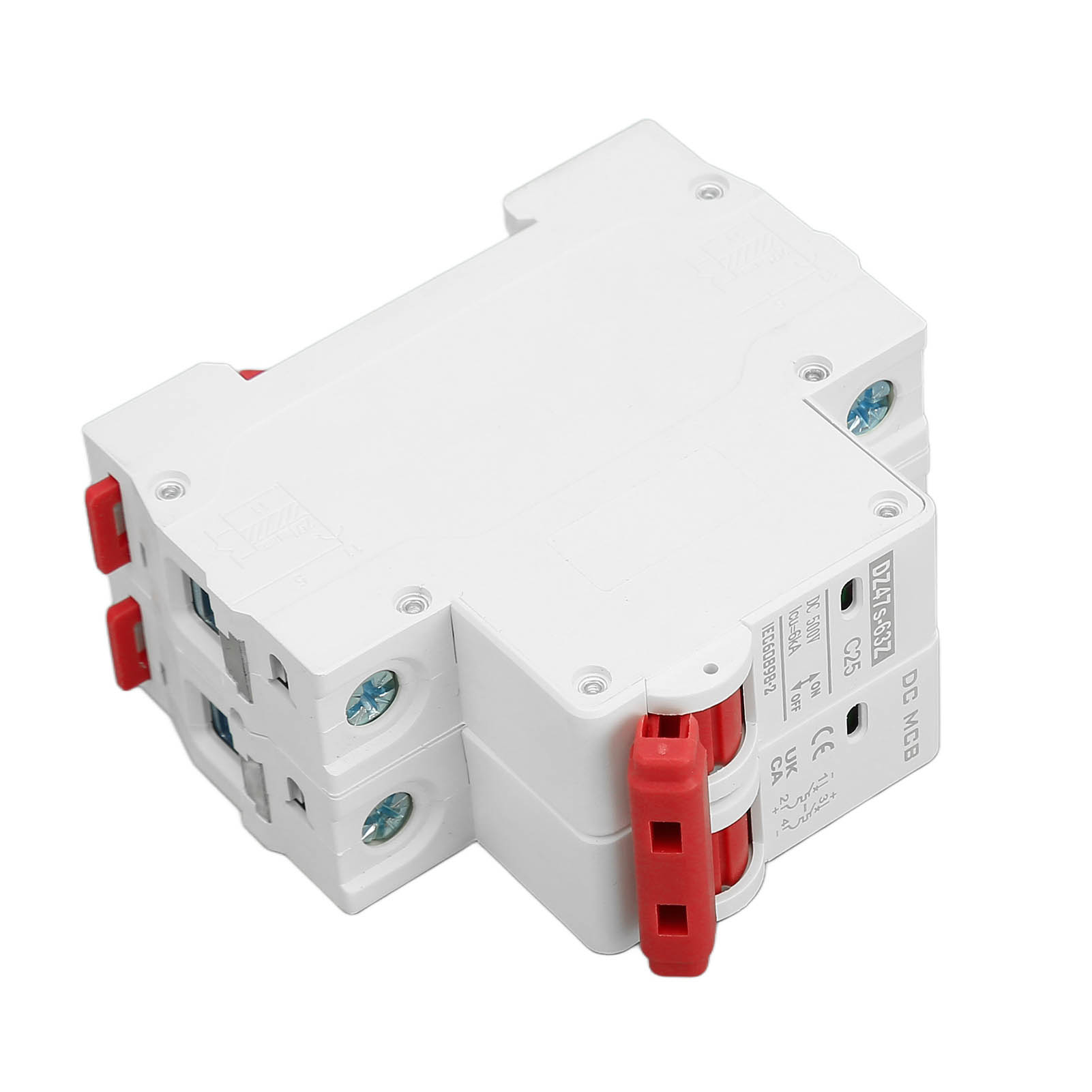 Gleichstrom-leistungsschalter Zum Überlastschutz, Magnetisches System, Pv-leistungsschalter 500 V 25 A 2p