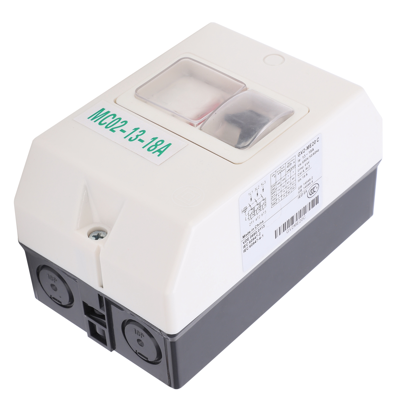 Motorschutzschalter, Überlastschutzschalter, Wasserdichter Isolator (220 V/380 V)