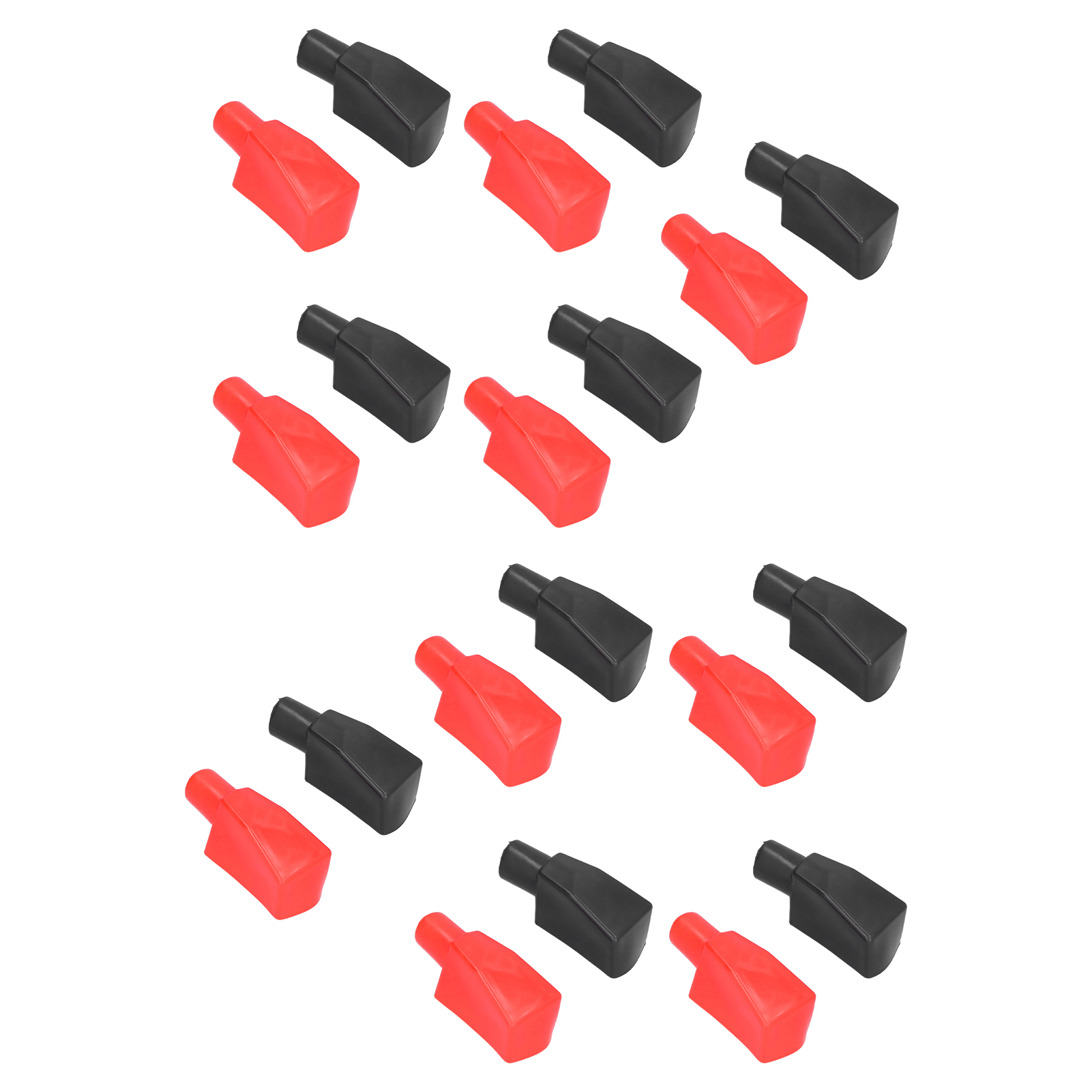 Packung Mit 10 Flexiblen Gummischutzhüllen Für Batteriepole (rot Und Schwarz), Ausführung Für Top-pole.