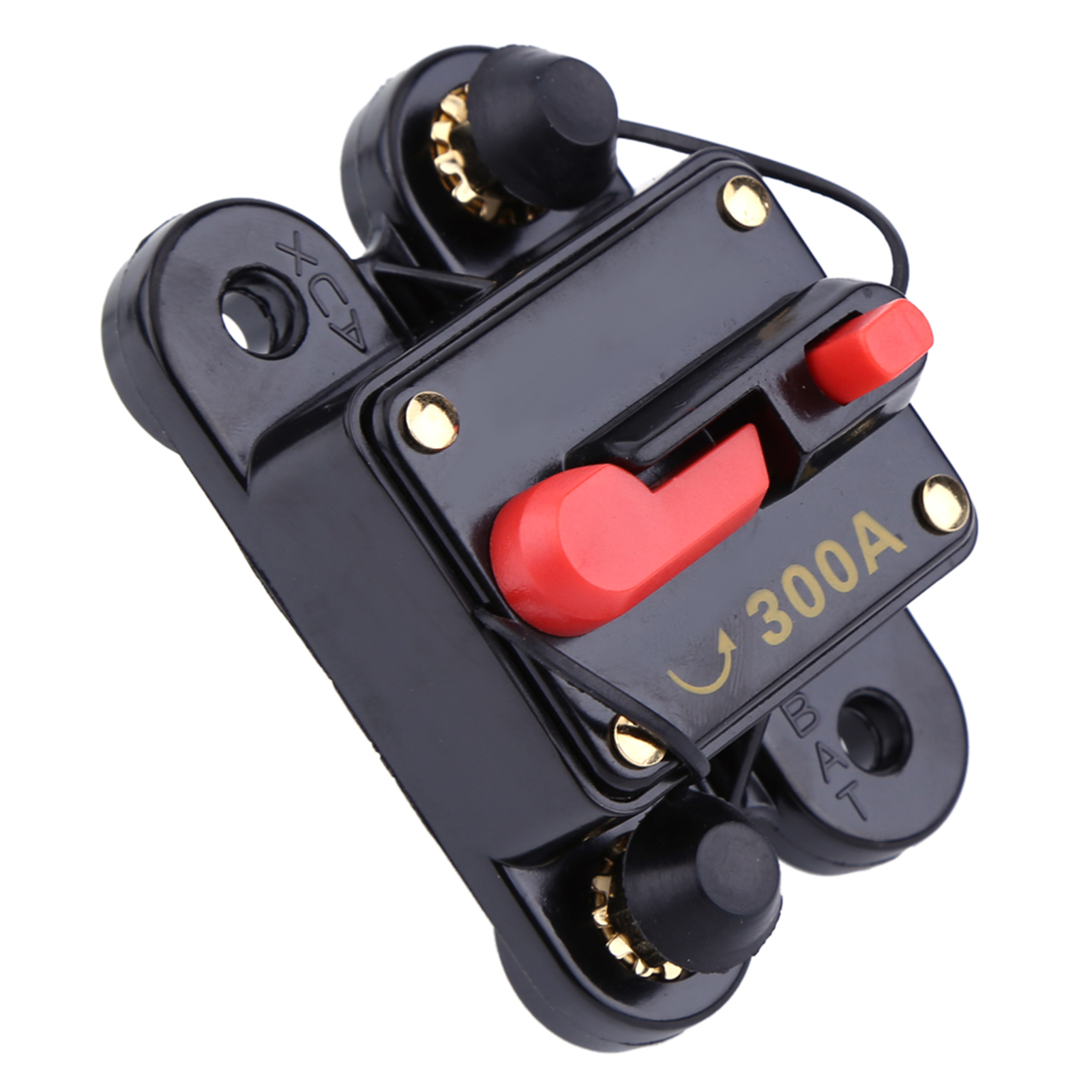 Dc12v-leistungsschalter Für Autoradio, Boot, Motorrad, Stereoanlage, Rückstellsicherung (300a)