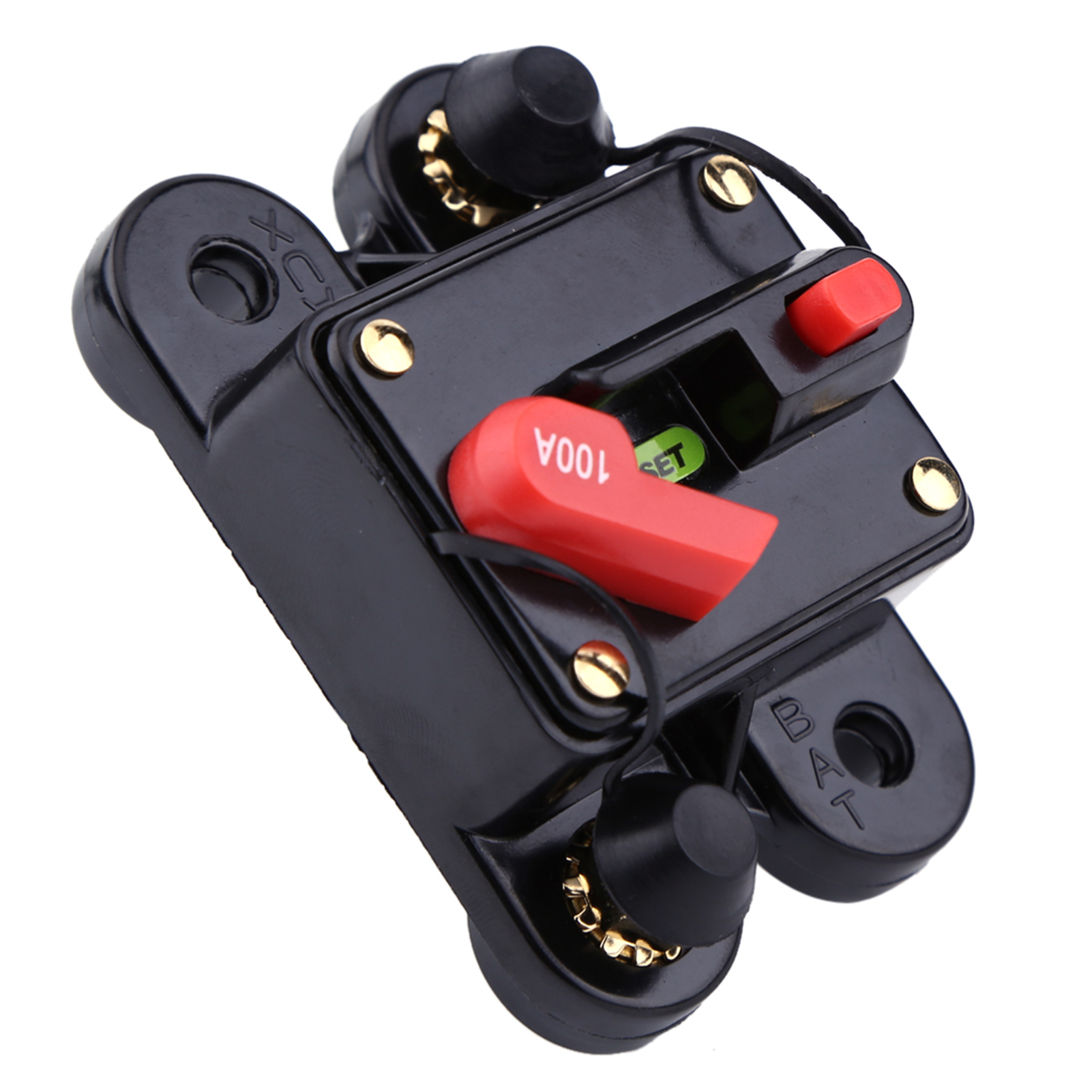 Dc12v-leistungsschalter/trennschalter Für Autoradio, Boot, Motorrad, Stereoanlage, Rückstellsicherung (100 A)