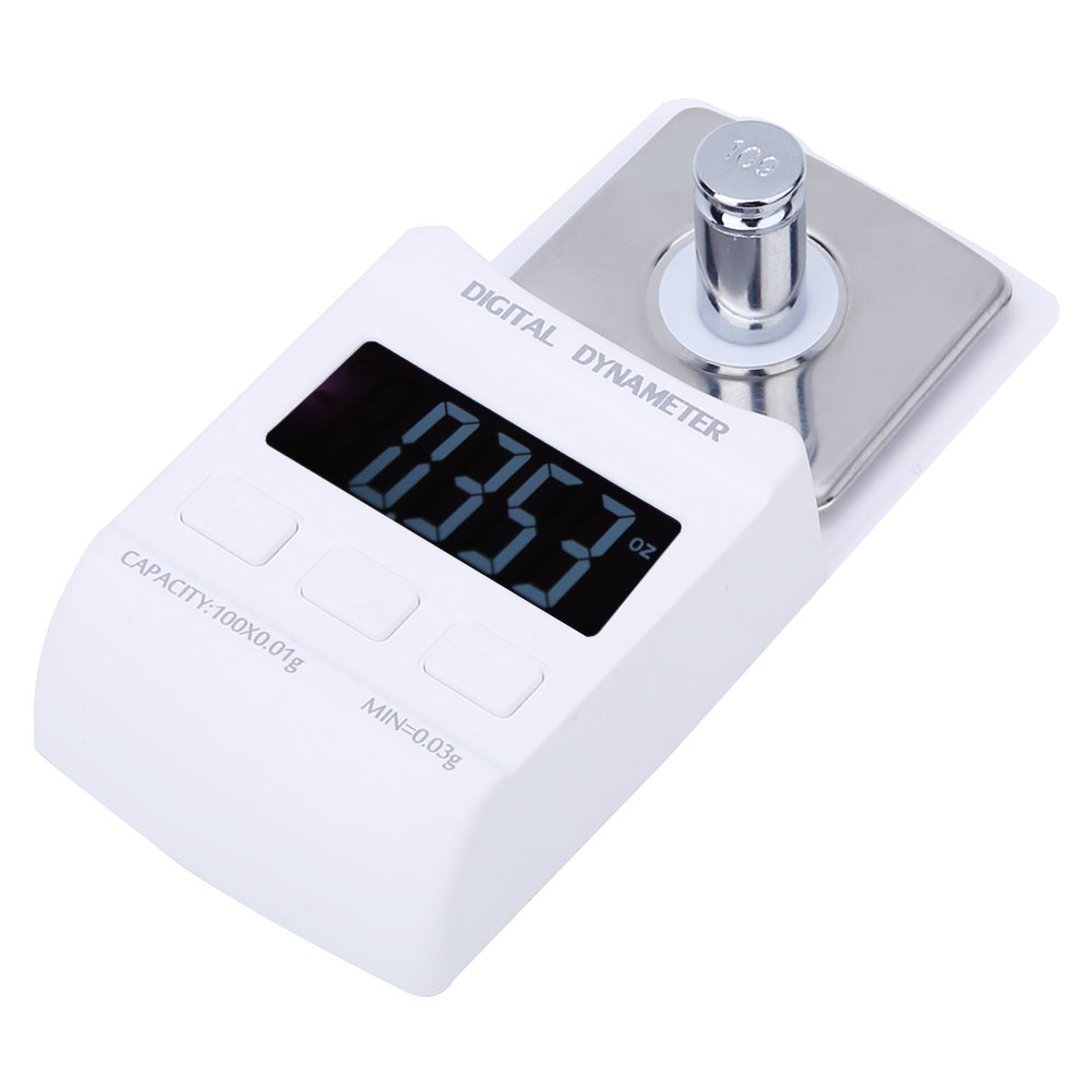 Tragbarer Plattenspieler (100 G/0,01 G), Digitales Lcd-display, Nadeldruckanzeige