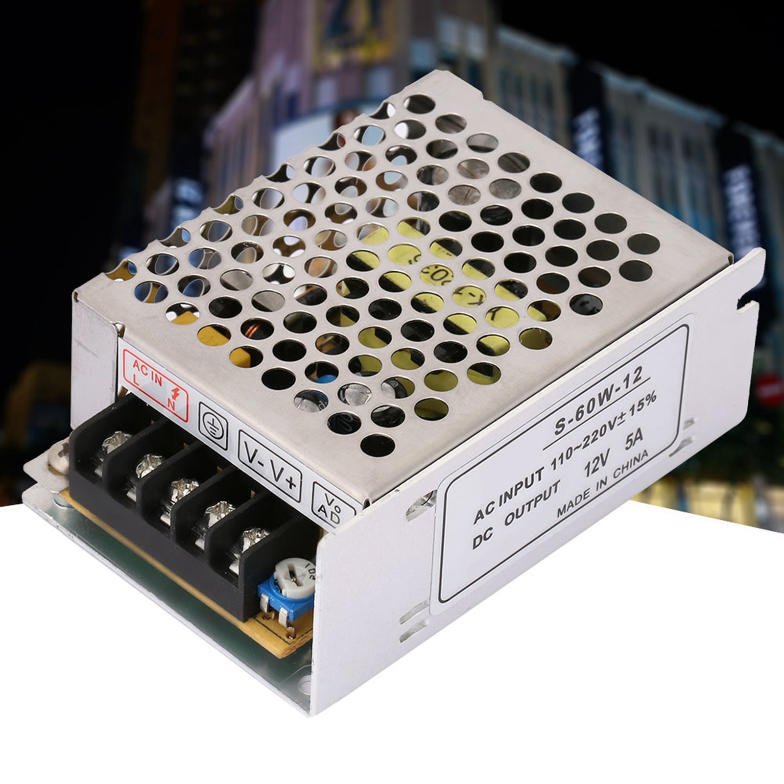 5a 12v Ac/dc-spannungswandler Universelles Geregeltes Schaltnetzteil Für Leds