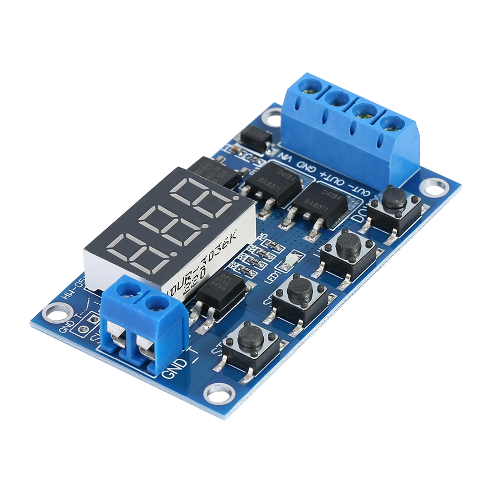 Ein-/ausschalt-relaismodul Mit 5v-36v Dc-auslösetimer Und Led-anzeige