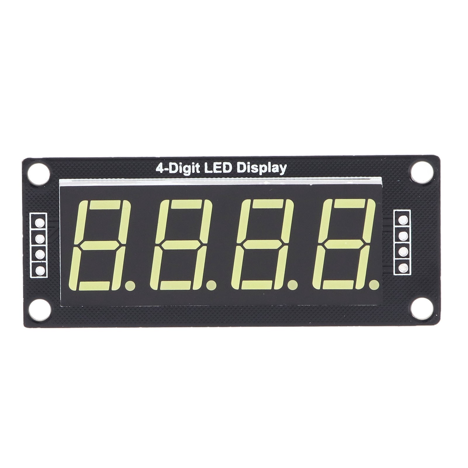 4-bit 7-segment-led-digitalanzeigemodul, 0,56-zoll-pcb-uhrmodul Mra172c Weiß (4 Stück)