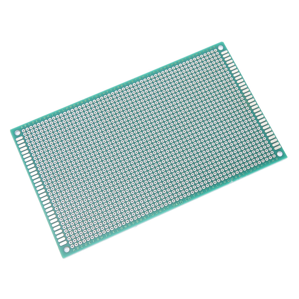 10 Doppelseitige, Verzinnte Leiterplatten-testplatinen, 9 X 15 Cm