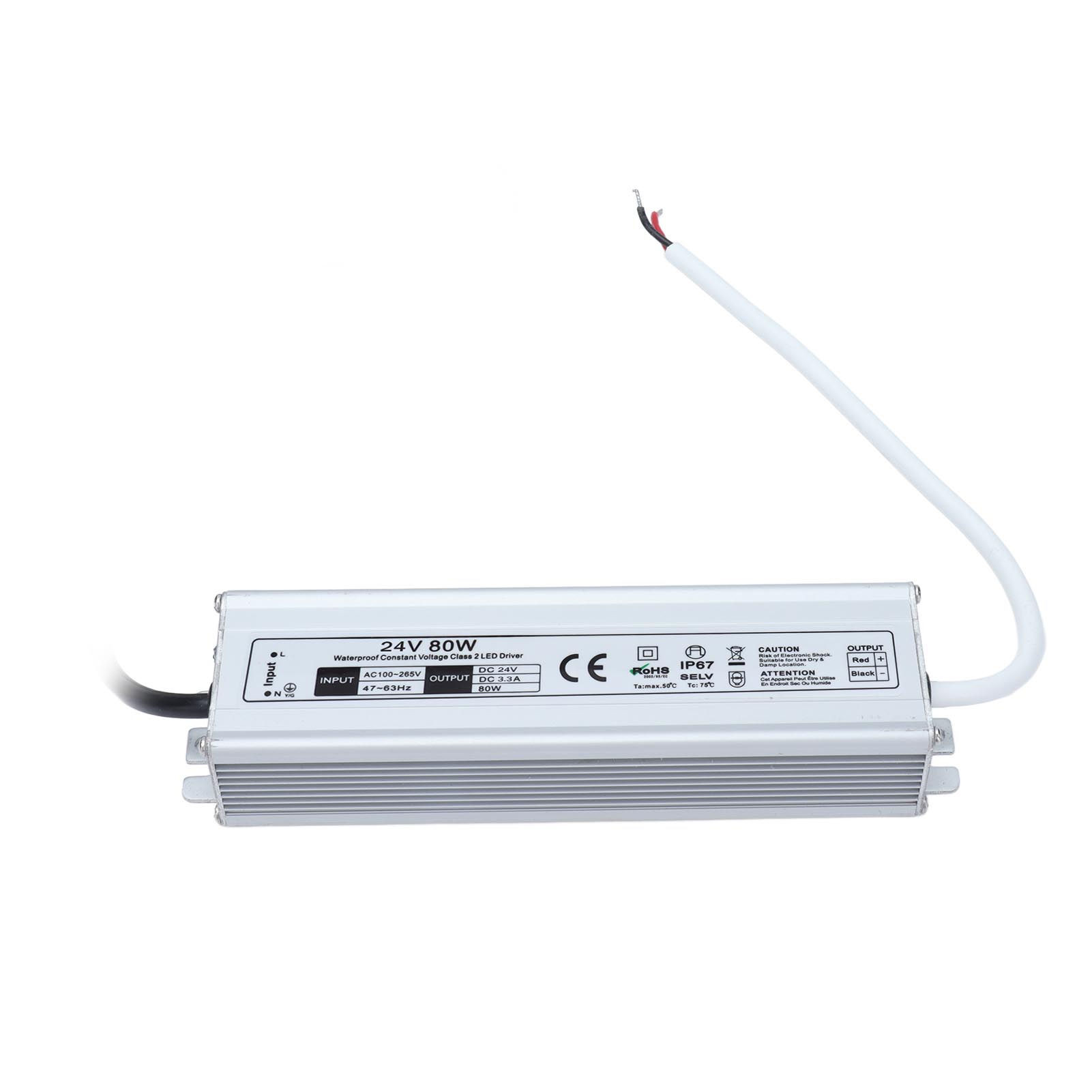 Ip67 Wasserdichtes Netzteil, Hohe Effizienz, Sicher Und Stabil, Mehrfacher Schutz, 90–265 V Ac Led-netzteil