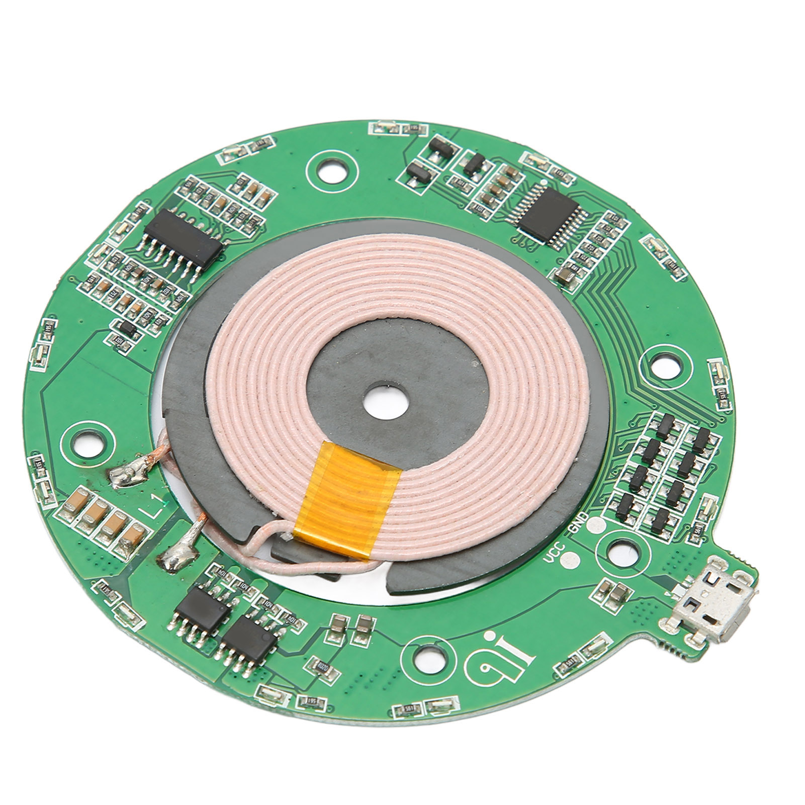 5w Micro-usb-wireless-ladegerät-sender-pcba-leiterplatte Für Kfz-ladeprojekte