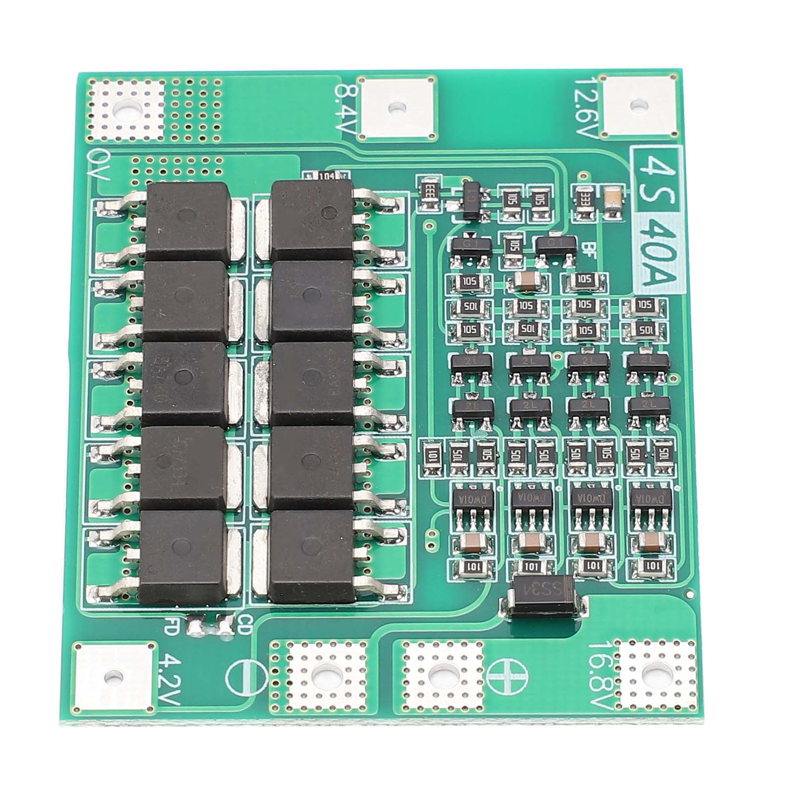 4-adrige Li-ionen-schutzplatine 40 A Dc 16,8 V, Lithium-batterieschutzmodul, Verbesserte Version