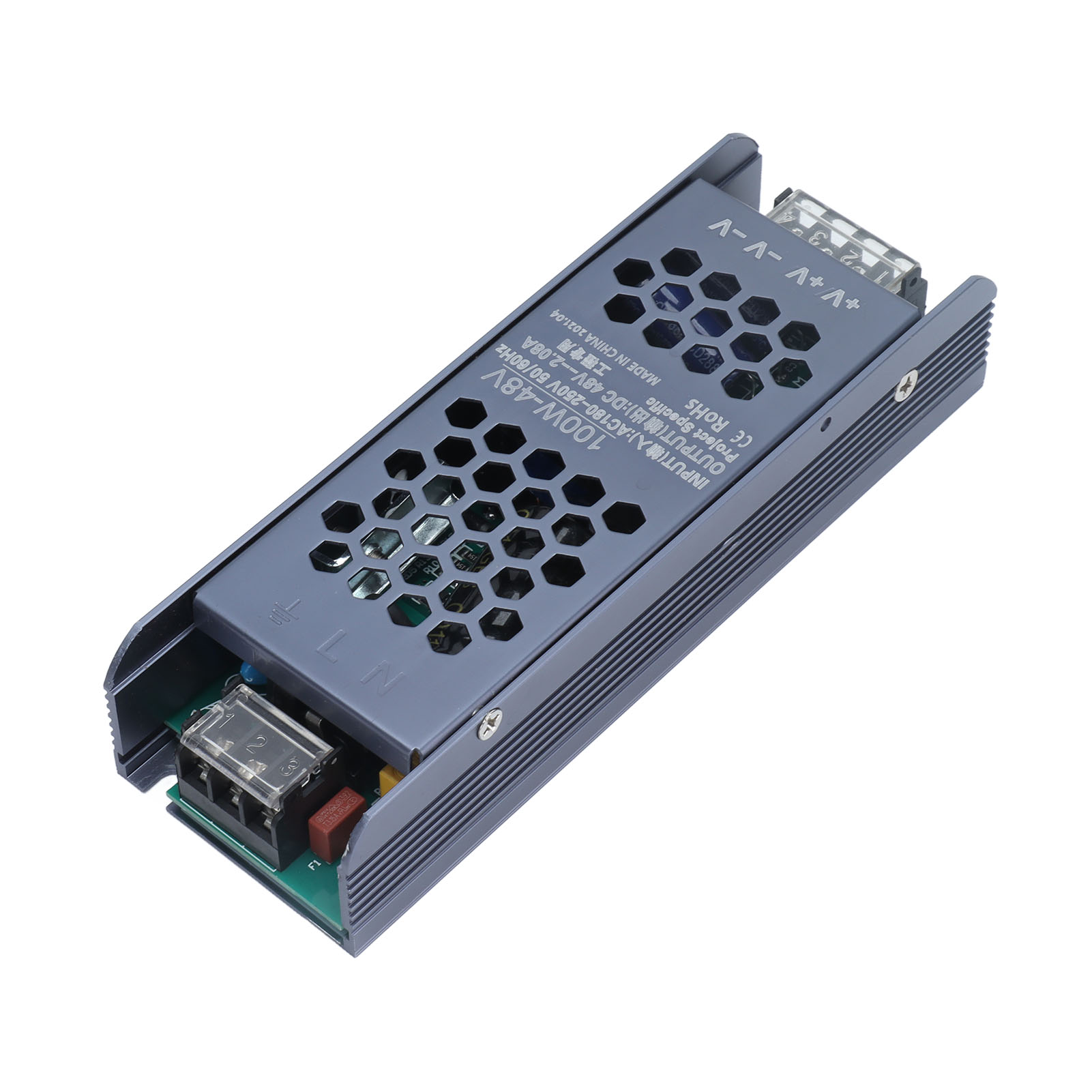 Led-schaltnetzteil, Magnetischer Transformator, Langer Schwarzer Streifen, 48 V Ac 180–250 V, 100 W, 2,08 A