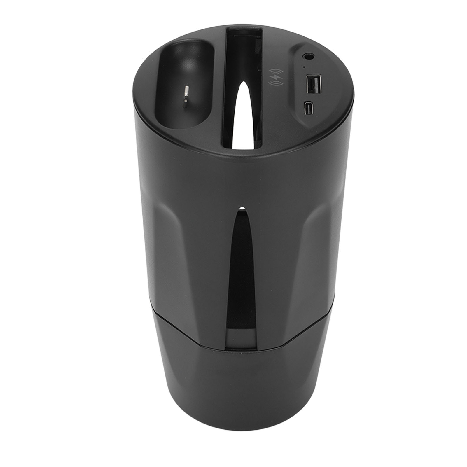 Kabelloses Autoladegerät Mit Getränkehalter Und Usb-c-anschluss Zum Schnellen Aufladen Von Kopfhörern Und Handys, Ideal Für Suvs Und Geländewagen.