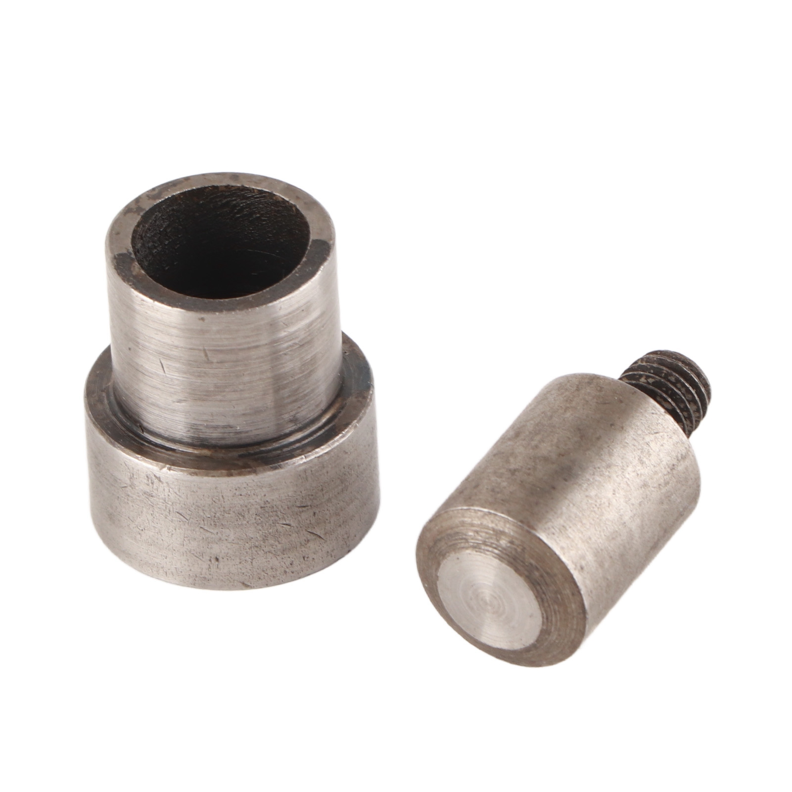 2 Stück 1,5-16 Mm 45 Stahlstanzform Hohllochstanze Ledergürtelstanzwerkzeug (14 Mm)