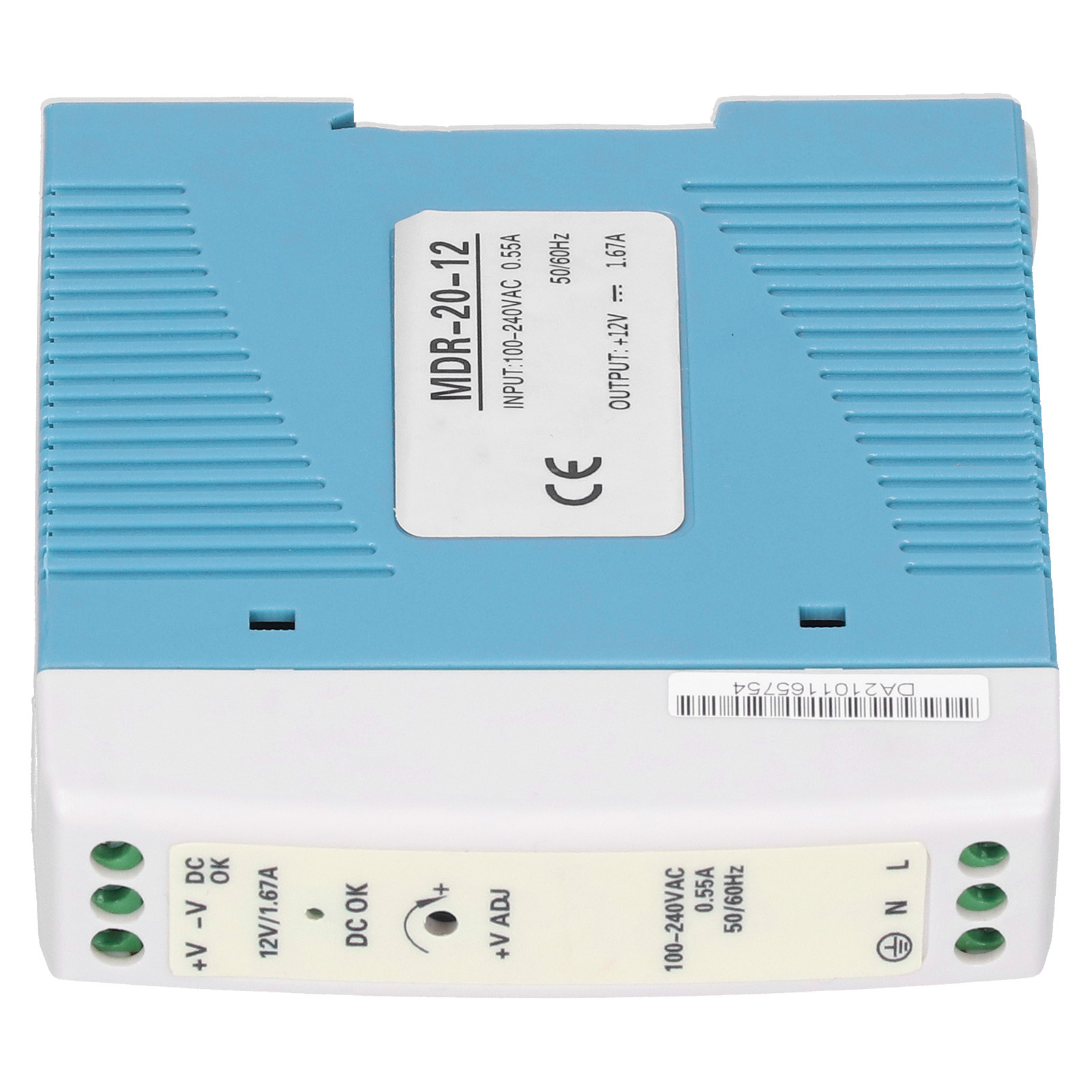 Berm Schaltnetzteil, Ultradünner Industrietreiber Auf Schiene Mdr-20-12, 100–240 V Ac
