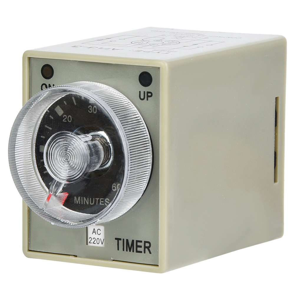 Ah3-3 Elektronisches Zeitverzögerungsrelais, Einstellbarer Trigger-timer, 8 Pins, 60 Min (220 V)