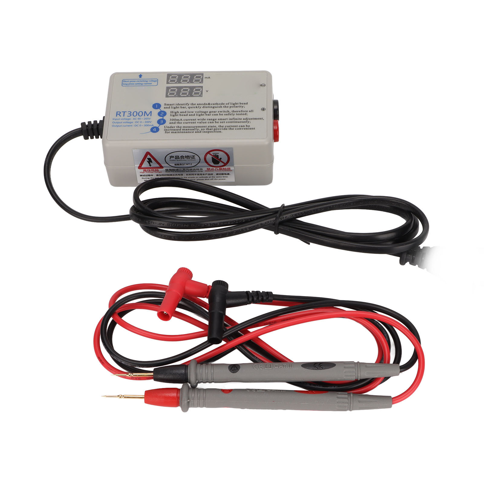 Sfd-300 Tester: Led-hintergrundbeleuchtungstester Für Fernseher (0-300 V Ausgang), Multifunktionales Testgerät Für Led-streifen (eu 90-265 V).