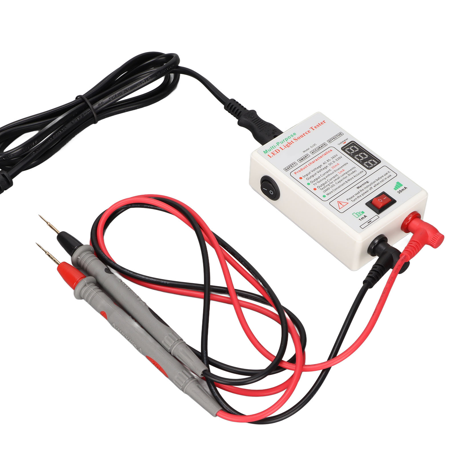Multifunktionales Led-testgerät Für Lcd-fernseher, Lichtquellentester Für Die Reparatur Von Led-beleuchtung, Eu-stecker 100–240 V