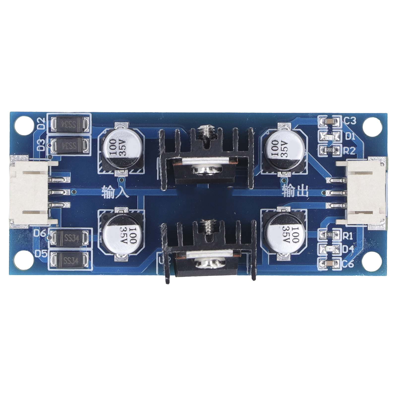 Spannungsstabilisiertes Leiterplattenmodul, Duale Positive/negative Stromversorgung, Rauscharm, Niedriger Ruhestrom, 5 V Dc ±8–15 V Ac, 6–12 V