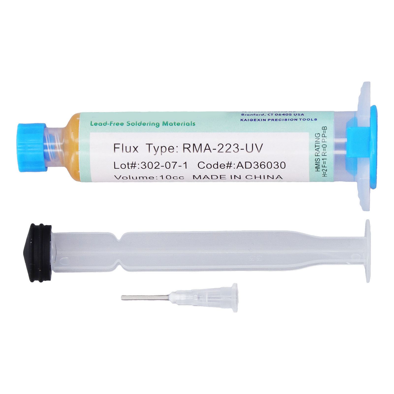 Packung Mit 2 Tuben Lötflussmittel, Leicht Verzinnbare Lötpaste, Spritzentyp Rma 223 Uv Für Leiterplatten Und Bga