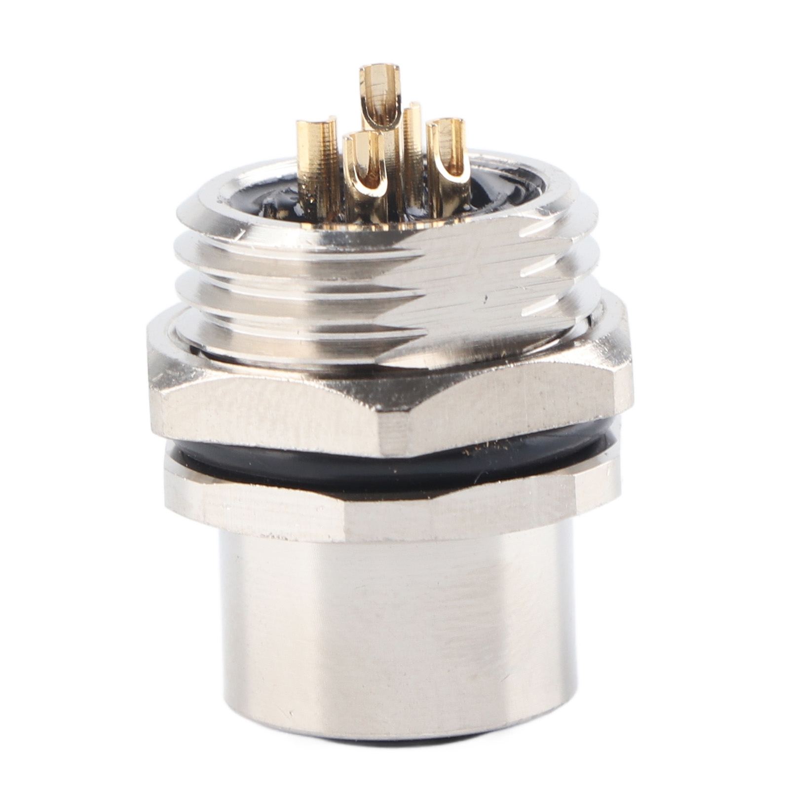 M12-b-s5-einbaustecker, Wasserdichter M12-stecker (schutzart Ip67), 5-poliger Steckeradapter