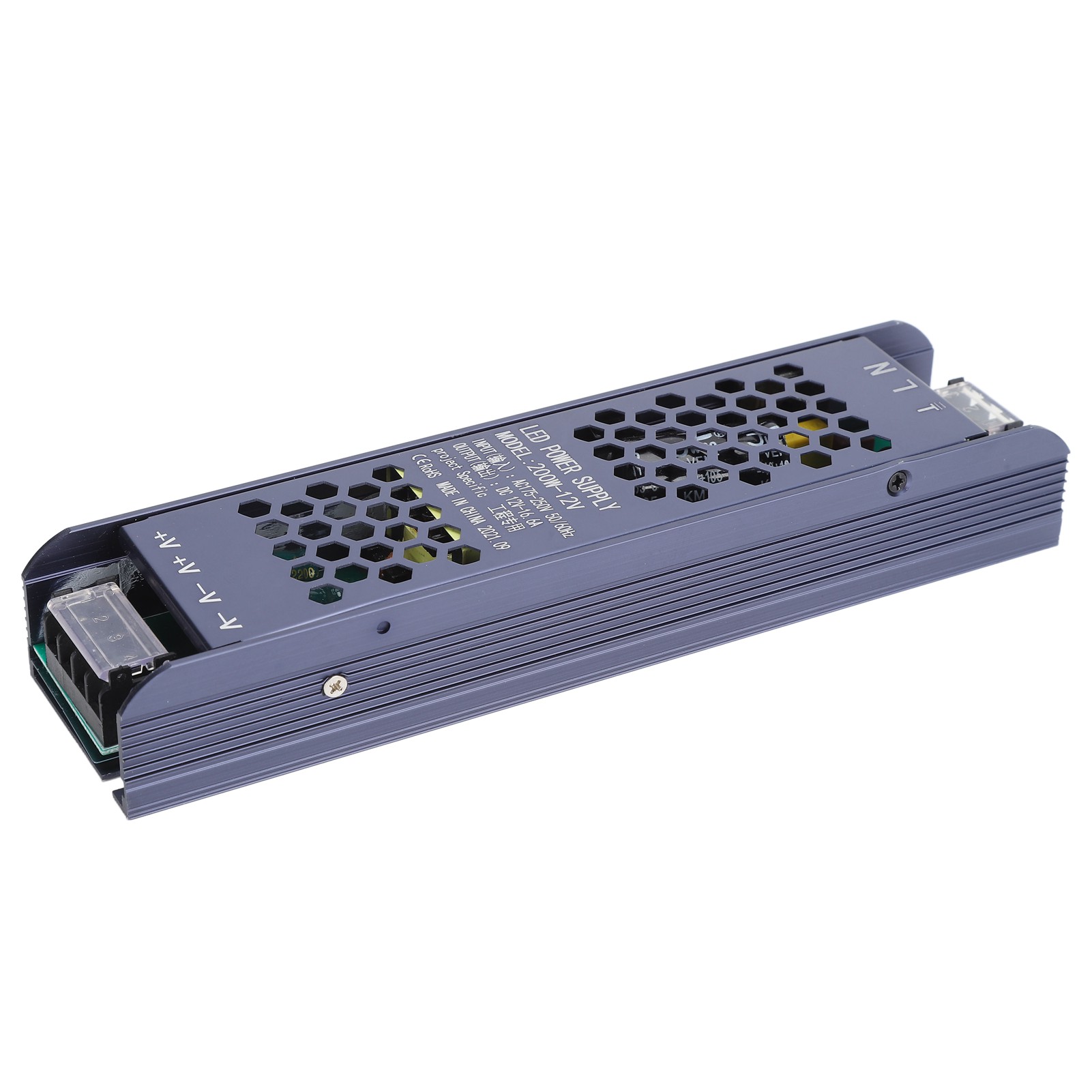 Led-schaltnetzteil, Magnetischer Transformator, Langer Schwarzer Streifen, 200 W, 175–250 V Ac, 12 V, 16,6 A