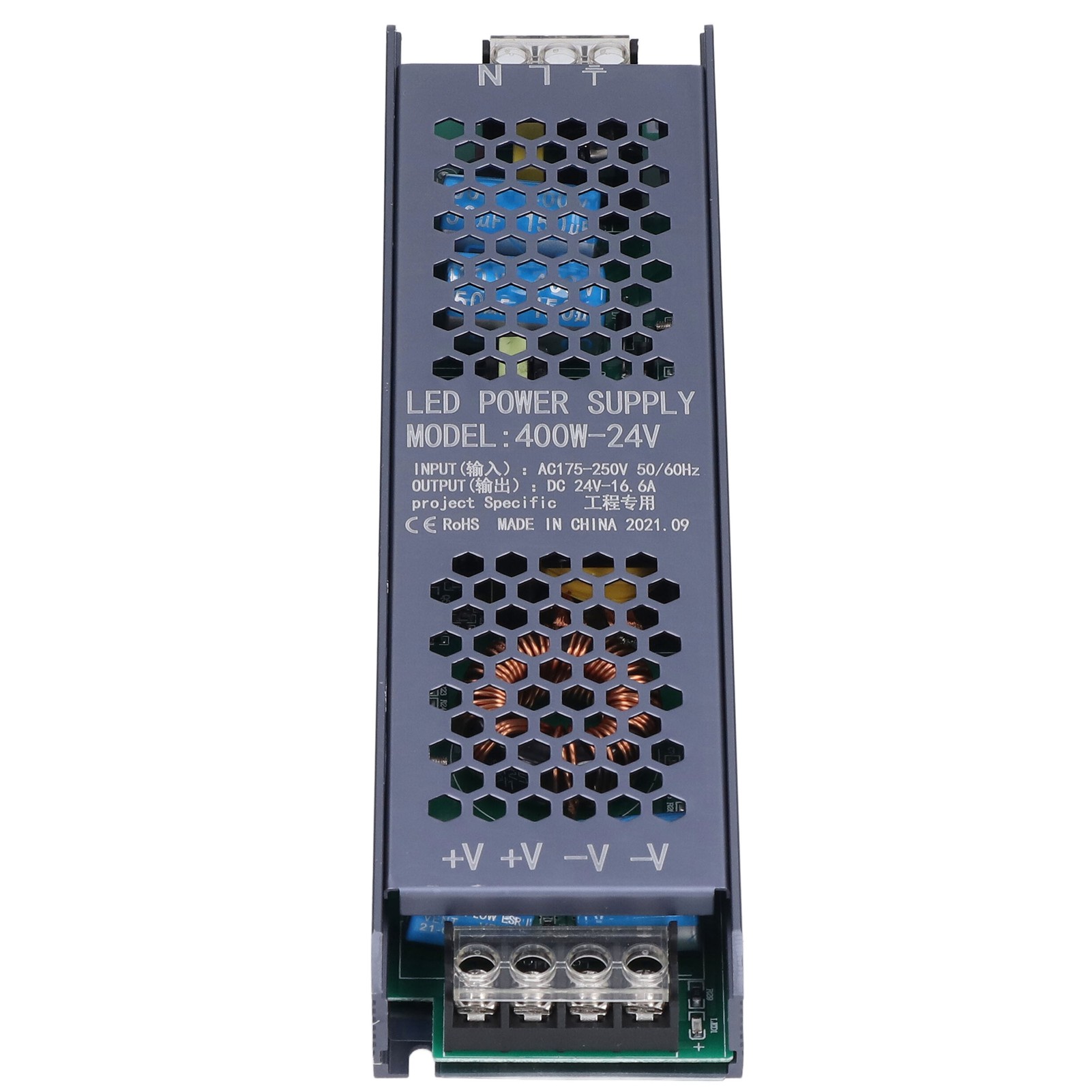 Led-schaltnetzteil, Magnetischer Transformator, Langer Schwarzer Streifen, 400 W, Ac 175–250 V/24 V, 16,6 A