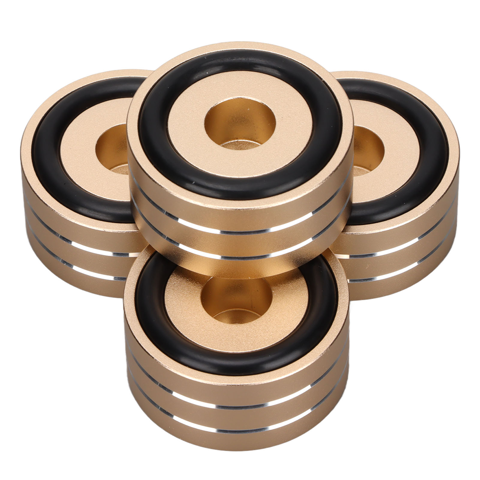 Packung Mit 4 Sp4010 Lautsprecher-isolationsspikes, 40 X 20 Mm (1,57 X 0,78 Zoll), Für Dac, Verstärker, Recorder Und Schallpegelmesser, Goldfarben.