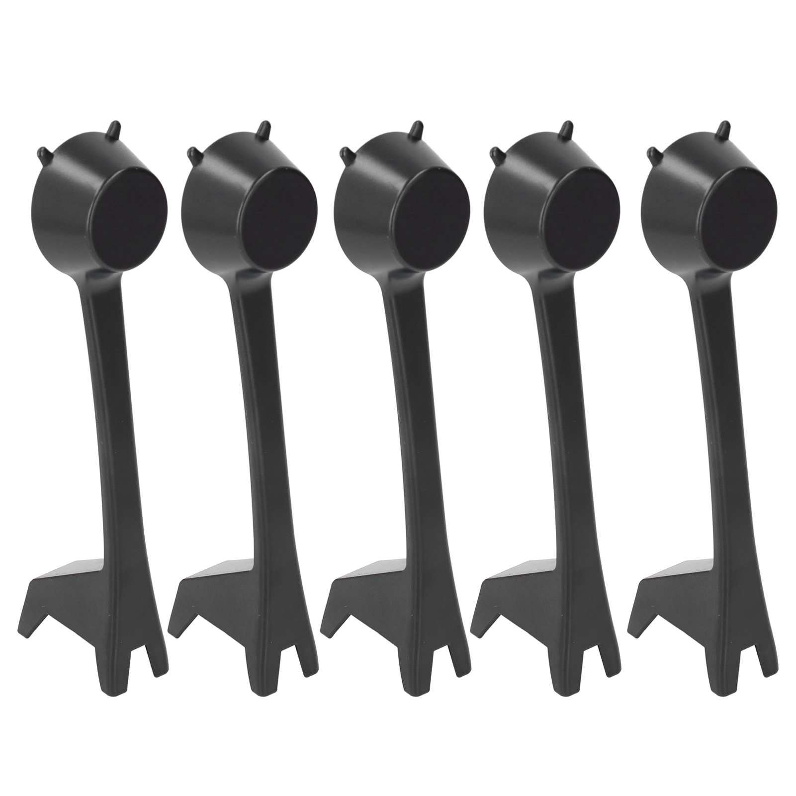 Set Mit 5 Niedlichen Und Originellen Messlöffeln In Giraffenform