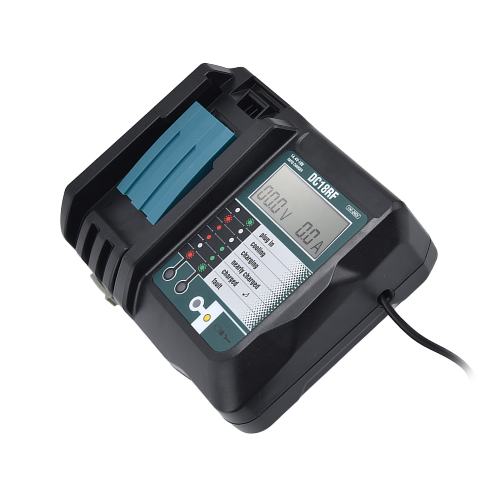 Li-ionen-akkuladegerät Mit Mehrfachem Schutz, Einfach, Praktisch Und Rostfrei, Usb-kompatibel Für Dc18ra 100-240 V (jp).