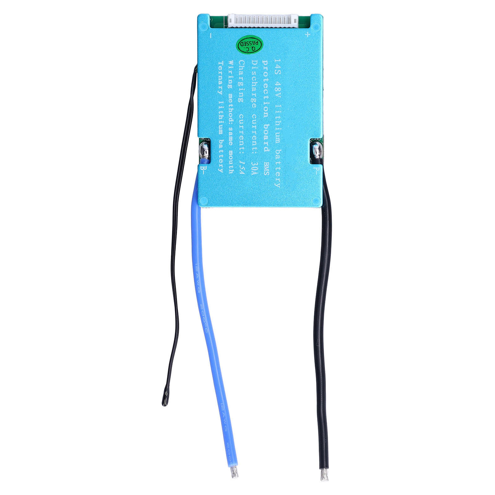 Schutzplatine Für 14s 48v Lithium-batterie, Ternäres Batteriemanagementmodul (bms) Mit Kabel, 30a Entladestrom, 15a Ladestrom