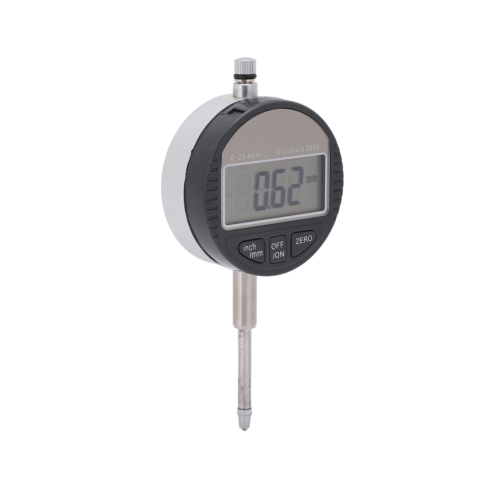 Elektronische Digitale Messuhr, Zoll/metrisch-umrechnung, Messwerkzeug 0,01 Mm 0–25,4 Mm