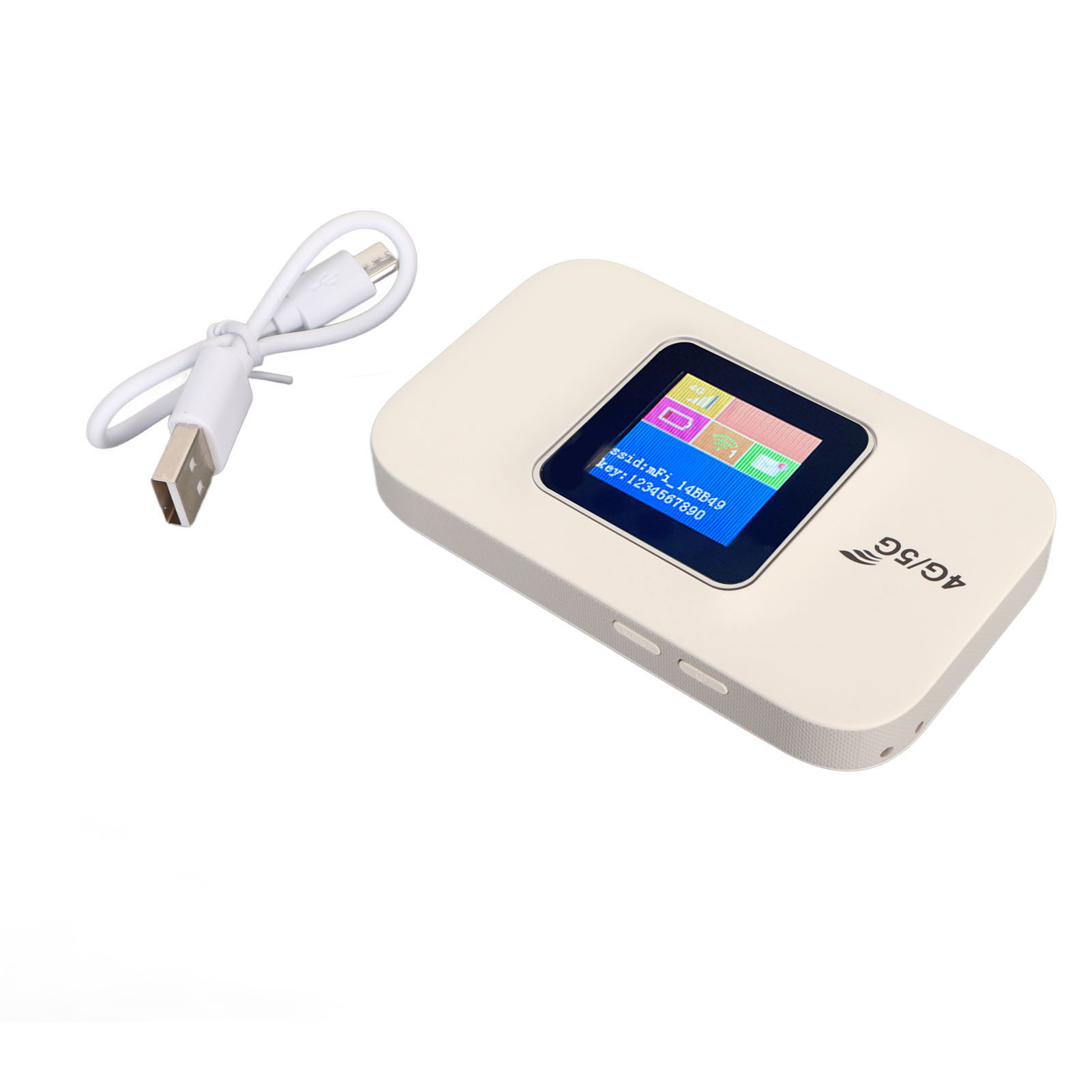 4g-wlan-router 150 Mbit/s, Micro-sim-kartensteckplatz, Kompatibel Mit 10 Geräten, Lcd-bildschirm, Mobiler Wlan-zugangspunkt Für Laptop, Handy Und Computer.