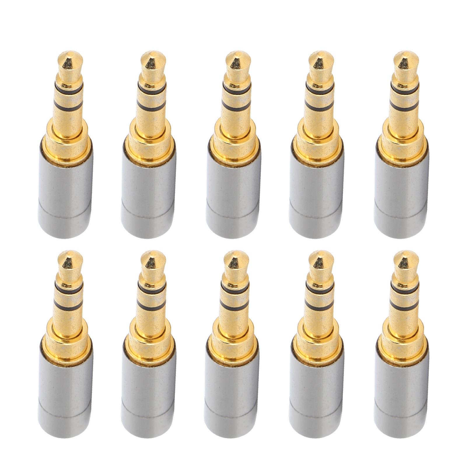 Mini-3,5-mm-stereo-doppelkanal-klinkenstecker, Symmetrische Lötöse Für Die Kopfhörerreparatur In Eigenregie
