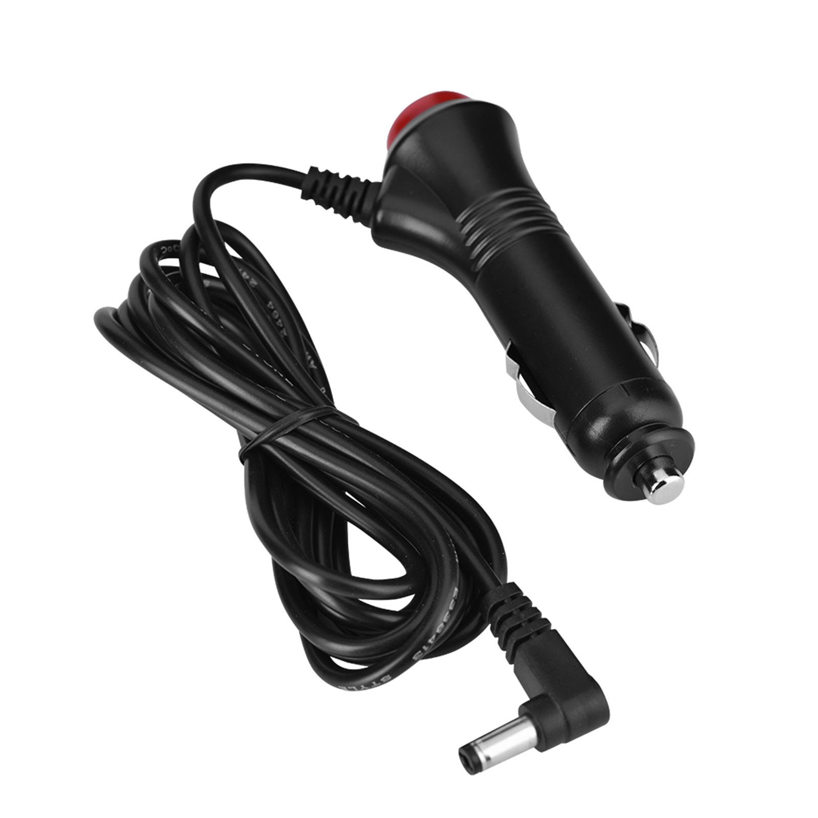 12v Kfz-zigarettenanzünder-ladegerät, Adapterkabel Mit 5,5 X 2,1 Mm Stecker Und Schalter.