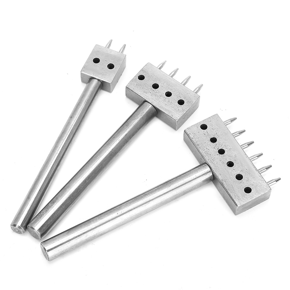 Set Mit 3 Abstandshaltern Für Die Lederverarbeitung, Gürtellocher (8 Mm (2+4+6))