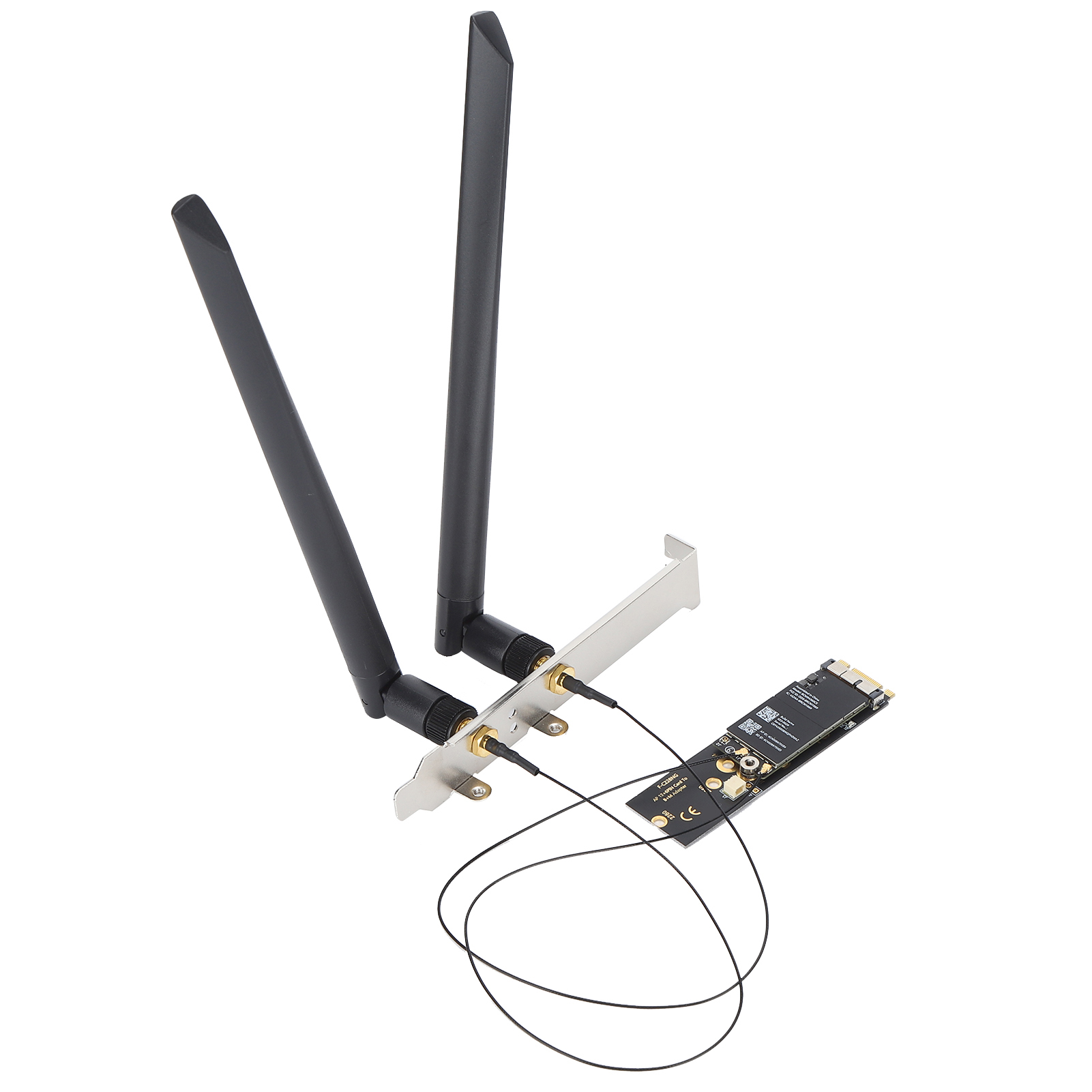Bcm94360cs Wlan-kartenadapter Auf M.2 Nvme Ngff Ssd Key B+m Für Laptops, Desktop-pcs Und Tablets Mit Externer Antenne