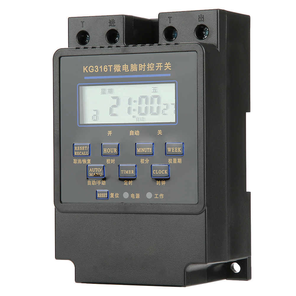 Kg316t-a Lcd Digitaler Programmierbarer Timer (220v Ac)